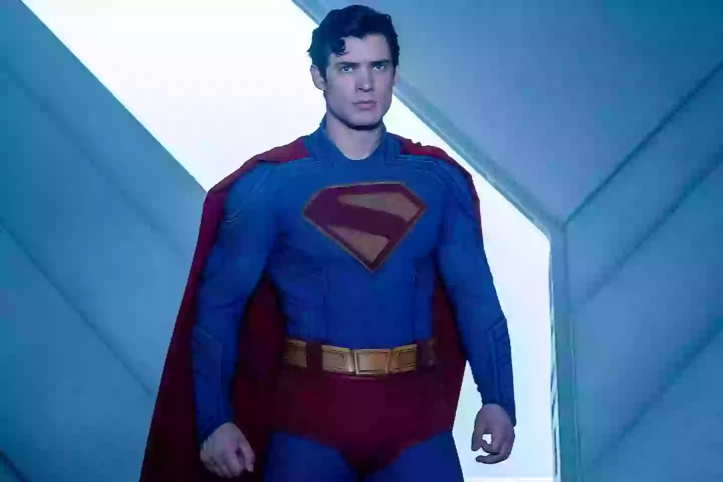David Corenswet portrays Superman in the new blockbuster (Warner Brothers)